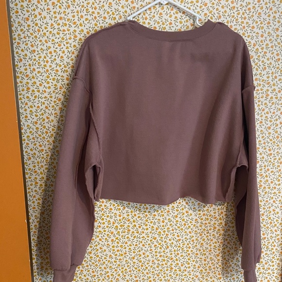 Cropped Mauve Sweatshirt - Picture 4 of 4
